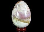 Colorful, Polished Petrified Wood Egg #51664-1